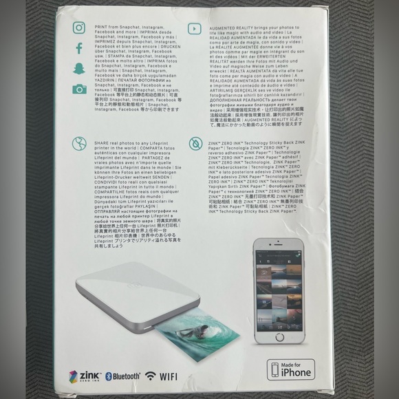 Brand New Lifeprint portable photo and video printer with pack of film - Picture 6 of 8